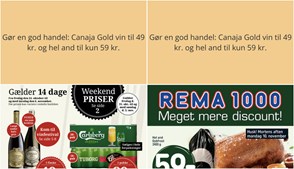 Gør en god handel: Canaja Gold vin til 49 kr. og hel and til kun 59 kr.