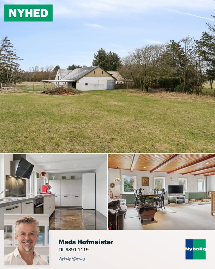 Nybolig Hjørring tilbyder charmerende landejendom i Jelstrup