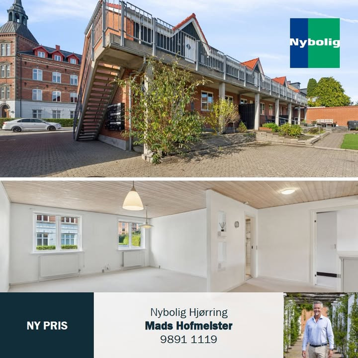 Nybolig Hjørring tilbyder prisnedsat andelsbolig på attraktiv beliggenhed