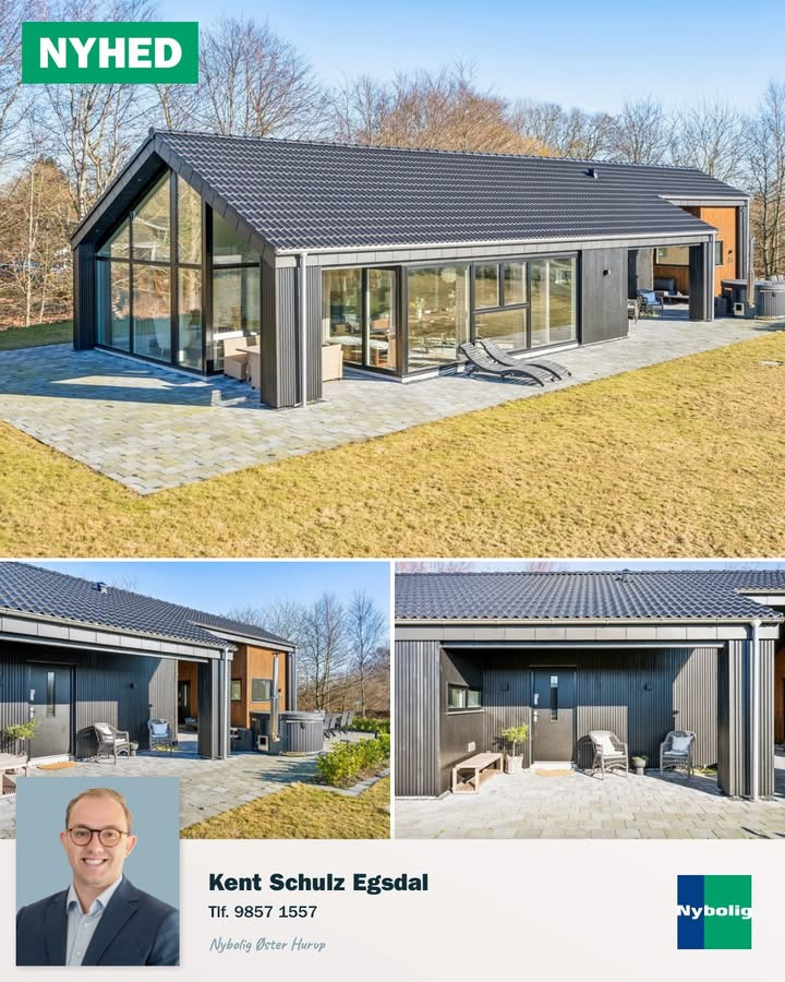 Nybolig Hadsund præsenterer eksklusivt nybygget fritidshus i naturskønne omgivelser