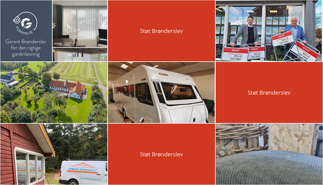 Nyt fra Farvebøtten Brønderslev, WESTERGAARD BOLIG, Brønderslev Caravan & Trailer Center  og 3 andre