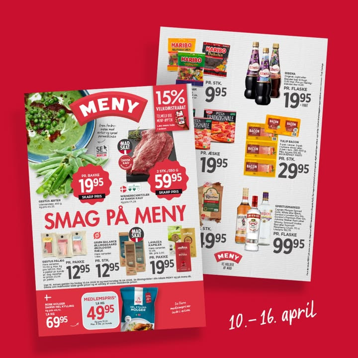 Hverdagsforkælelse med gode tilbud hos Meny Klarup i denne uge