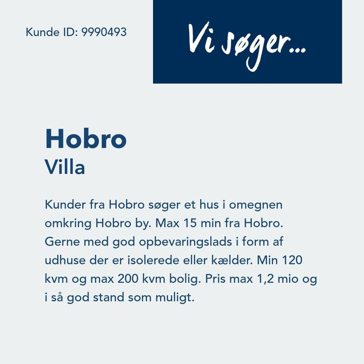 EDC Søren Jensen søger boliger til købere i deres kartotek