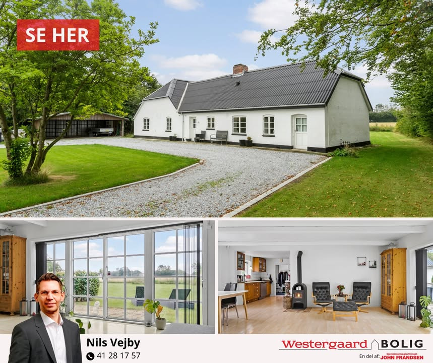 Westergaard Bolig fremhæver charmerende ejendom i Tylstrup tæt på natur og byliv