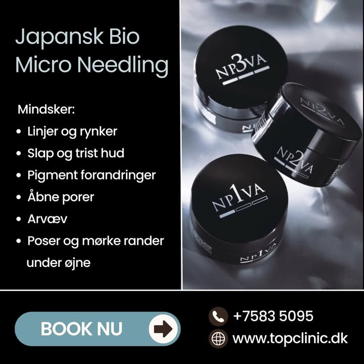 Top Clinic tilbyder ny japansk bio micro needling peeling behandling
