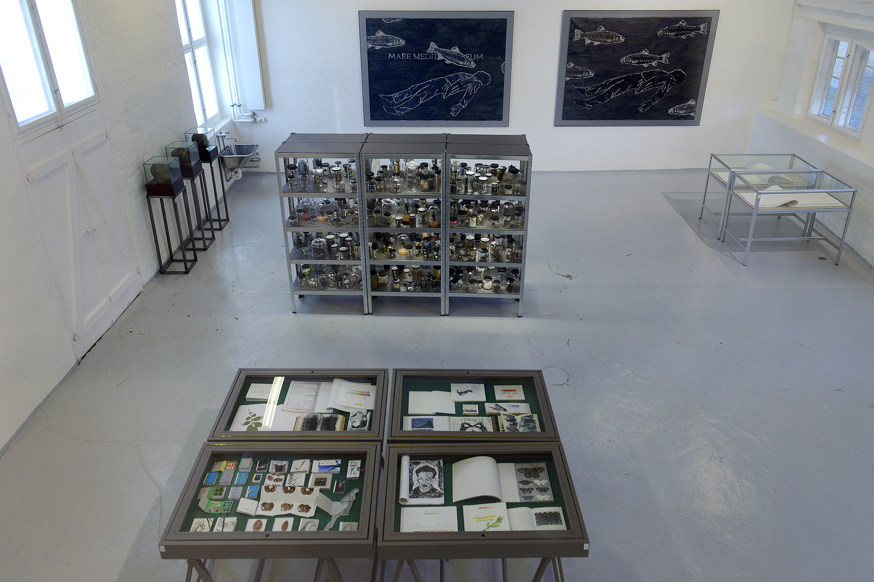 Bruno Kjær viser om i sin udstilling i Kunstetagerne