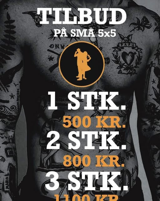 Mr. & Mrs. Tattoo lancerer tilbud på små tatoveringer