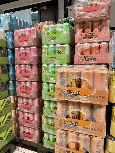 MENY Viborg Marsk Stigs Vej sælger 24 dåser Monster til 219 kr.