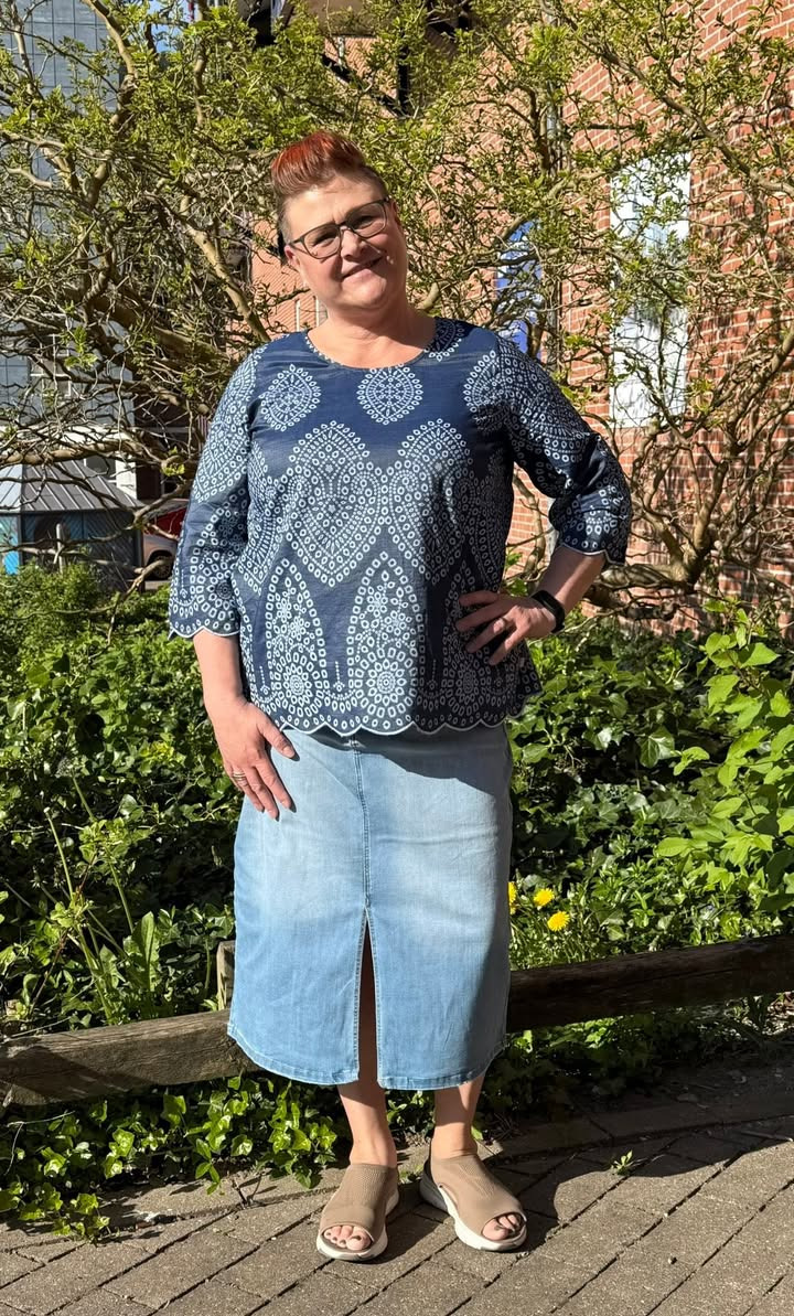 Only Curves præsenterer favoritudvalget fra Zhenzi: Stilfulde print i blå og hvid