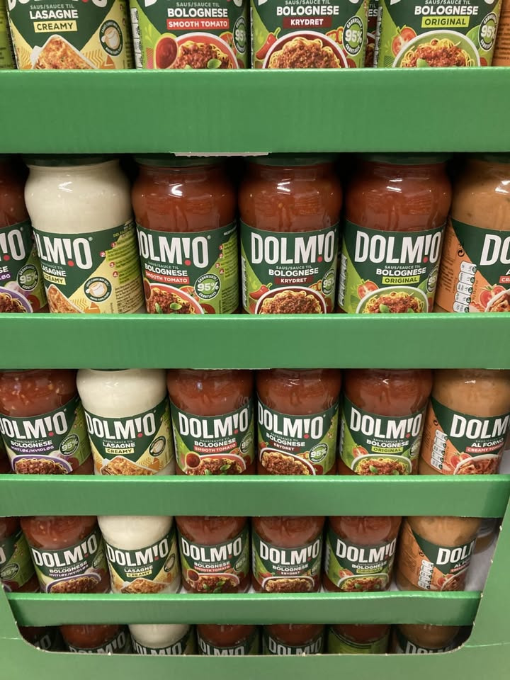 SPAR Nørrebro Hjørring tilbyder ja tak tilbud på Dolmio sauce til kun 14,98 kr. pr. glas