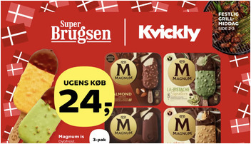 Magnum is til kun 24 kr. og Kims chips for 10 kr. - se de gode tilbud i Lunderskov
