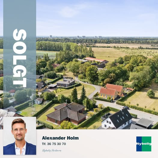 Nybolig Hvidovre - Alexander Holm ApS glæder sig over solgt bolig på Storegade 19