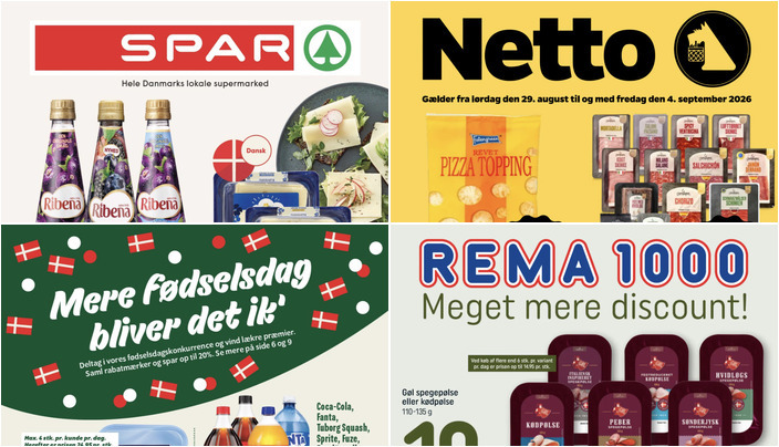 Kærgården til 12 kr. og Falengreen pizzatopping til 8 kr. - Se de lokale tilbud i Vejby