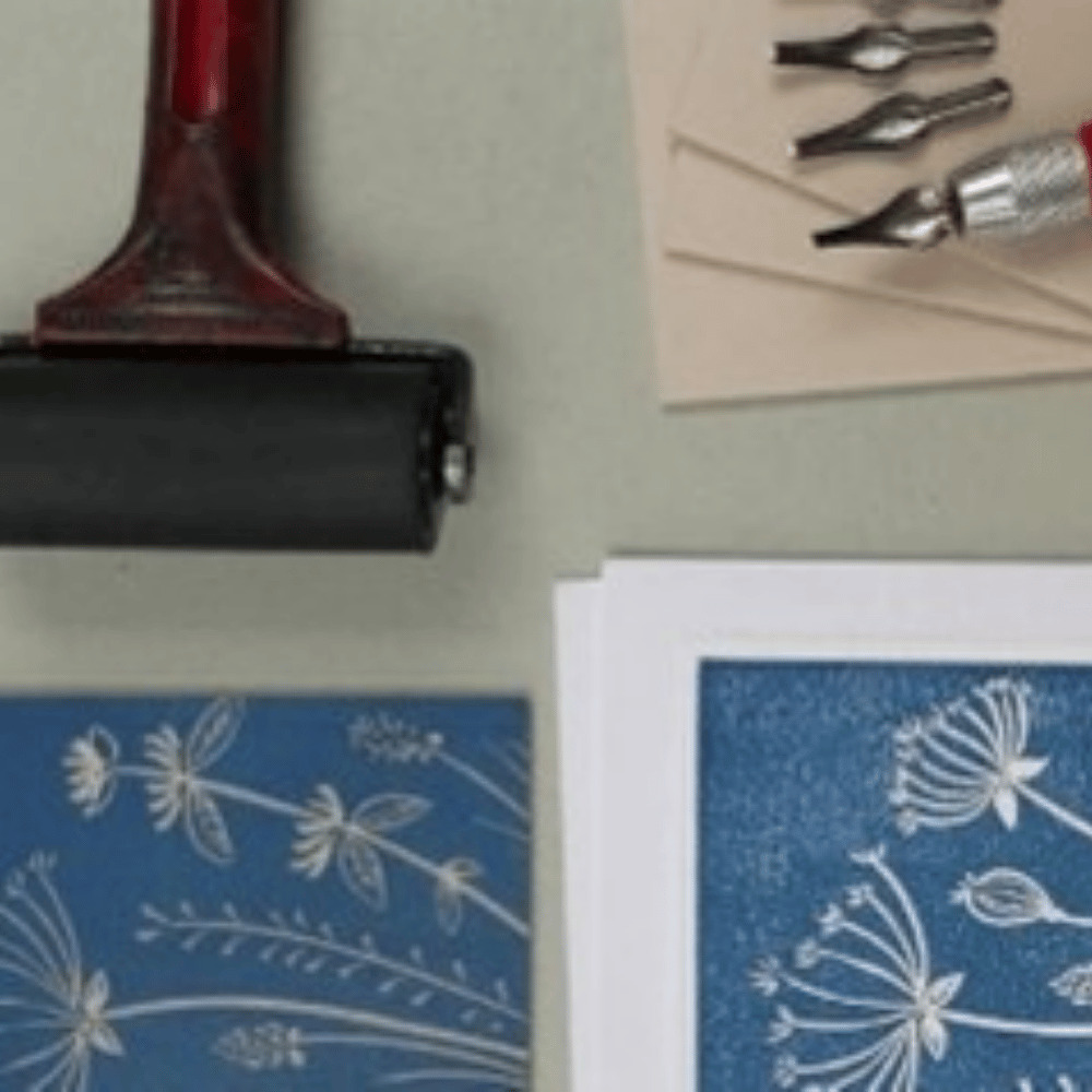 Udforsk linoleumstryk på kreativ workshop i Hasselager