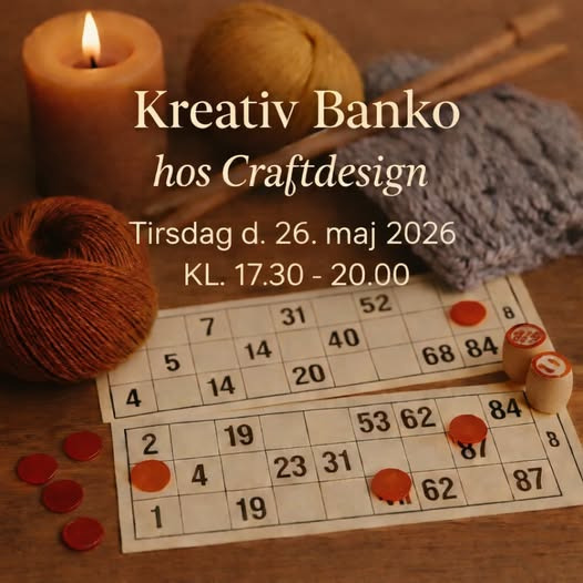 Craftdesign tilføjer ekstra dato til Kreativ Banko efter stor efterspørgsel