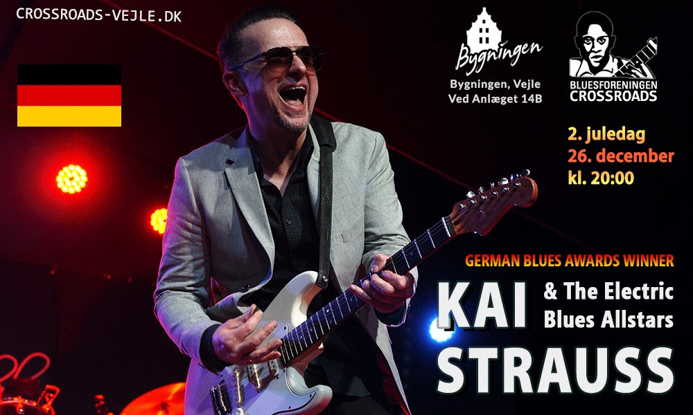 Kai Strauss & The Electric Blues Allstars bringer blues til Vejle