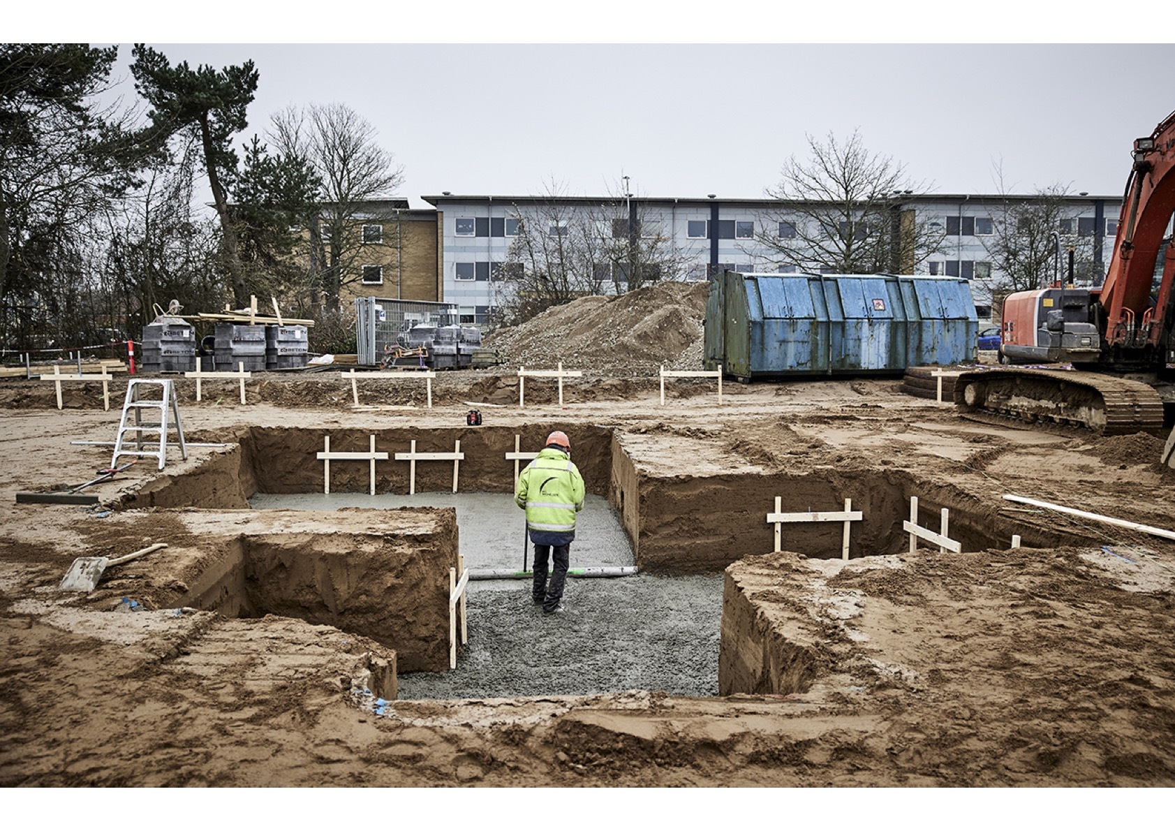 Cirkulært fundament af genbrugsbeton: Fra industrigrund til bæredygtig bydel i Sønderborg