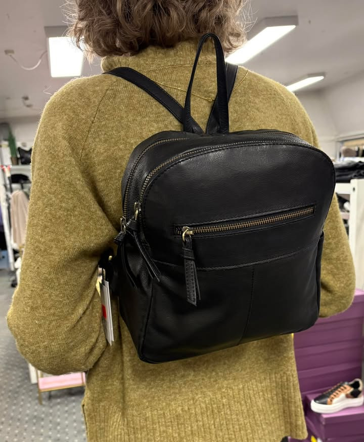 Rosengreen tilbyder Treats skind rygsæk til halv pris