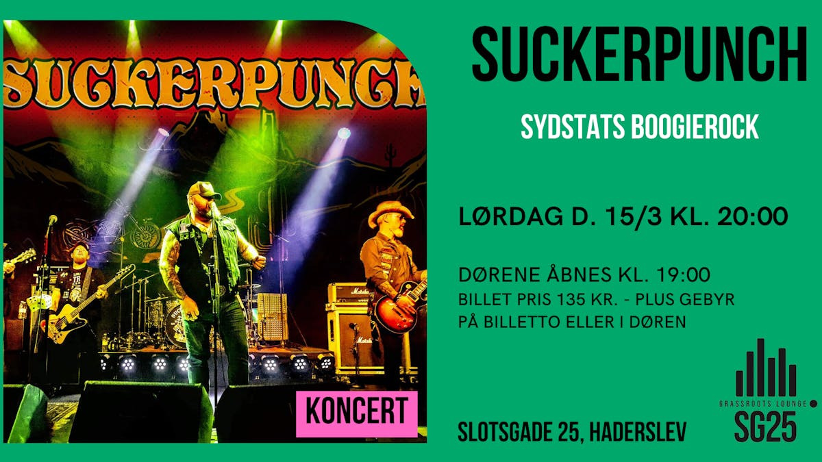 Jazz og rock i Haderslev: 5xVuust og Suckerpunch på scenen