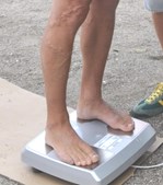 Diætister måler bodyage til Fjordløbet