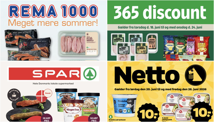 Ugens bedste lokale tilbud: Frokost favorit pålæg til kun 9 kr. og Ben & Jerry’s til 42 kr.