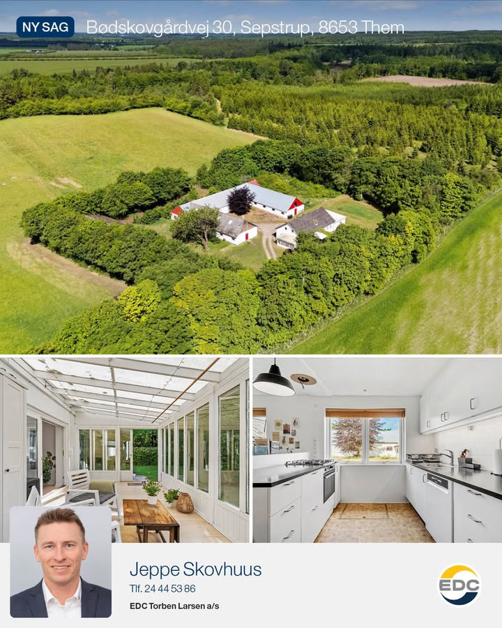 Landlig drømmeidyl til salg i Sepstrup fra EDC Torben Larsen