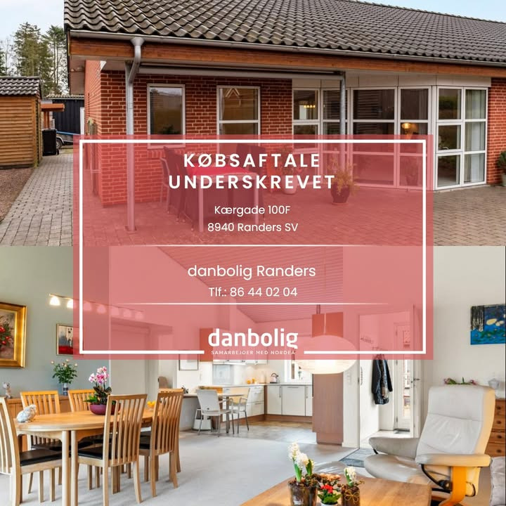 Danbolig Randers har solgt bolig på Kærgade 100F i Randers SV
