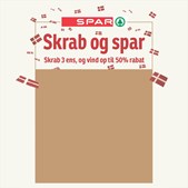 Spar Skallerup A/S fejrer fødselsdag med skrabelod rabatter på op til 50 %
