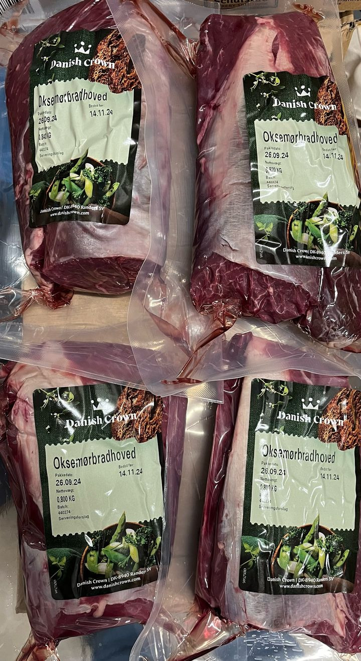 Spar Fårup tilbyder oksemørbrad fra Tyskland til 150 kr - afhentning indtil søndag kl. 21