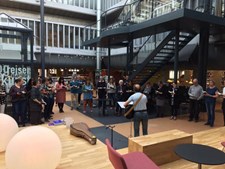 Morgensang på Biblioteket