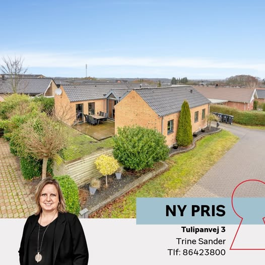 Ny pris på bolig på Tulipanvej 3 i Stevnstrup