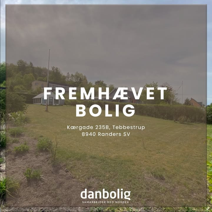 Danbolig Randers fremhæver skøn byggegrund i Tebbestrup til salg