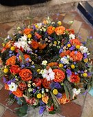 Florist Pernille DB tilbyder personlig krans til afsked