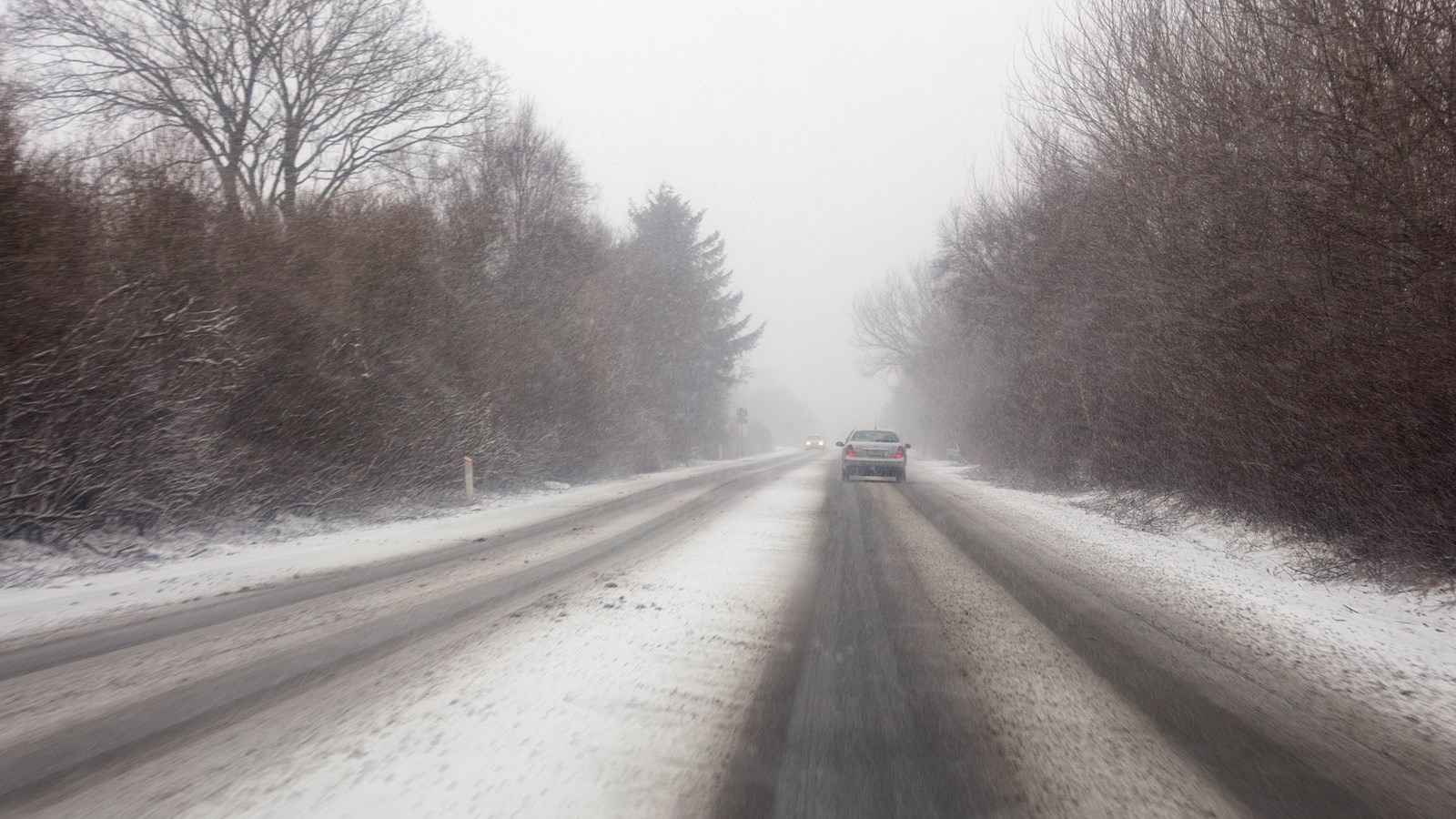 Varsling om ændrede trafikforhold som følge af snestormen
