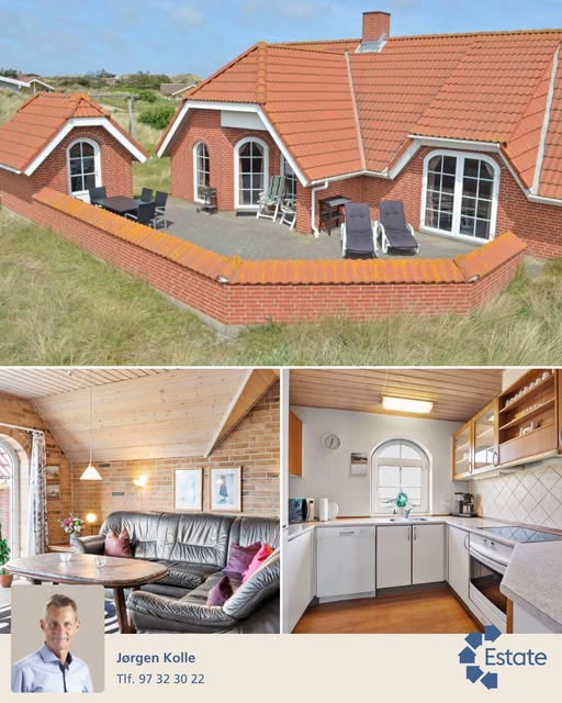 Estate Vestjylland præsenterer rummeligt kvalitetssommerhus tæt på stranden