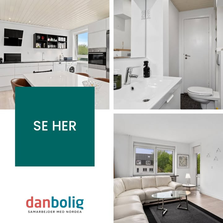 Danbolig Nørresundby præsenterer moderniseret lejlighed med skøn altan
