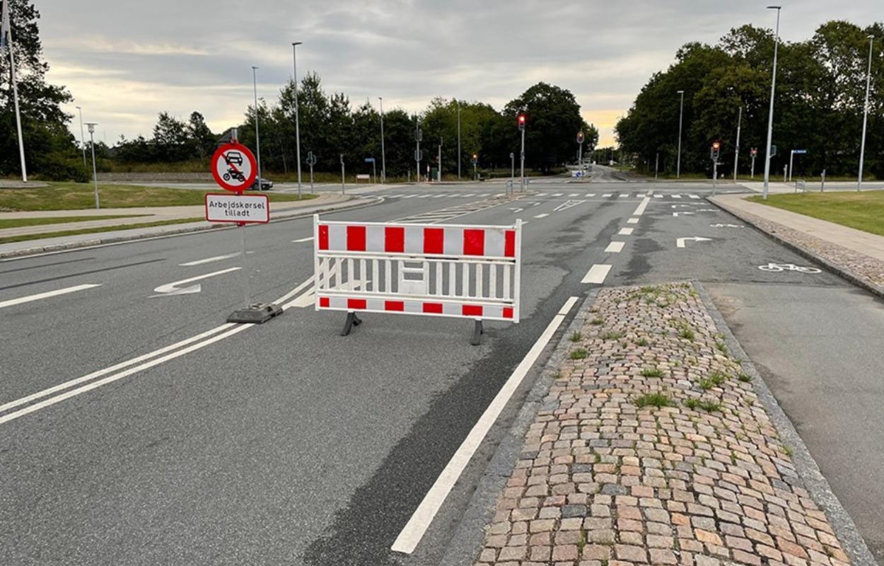 Sdr. Boulevard spærret i forbindelse med asfaltarbejde