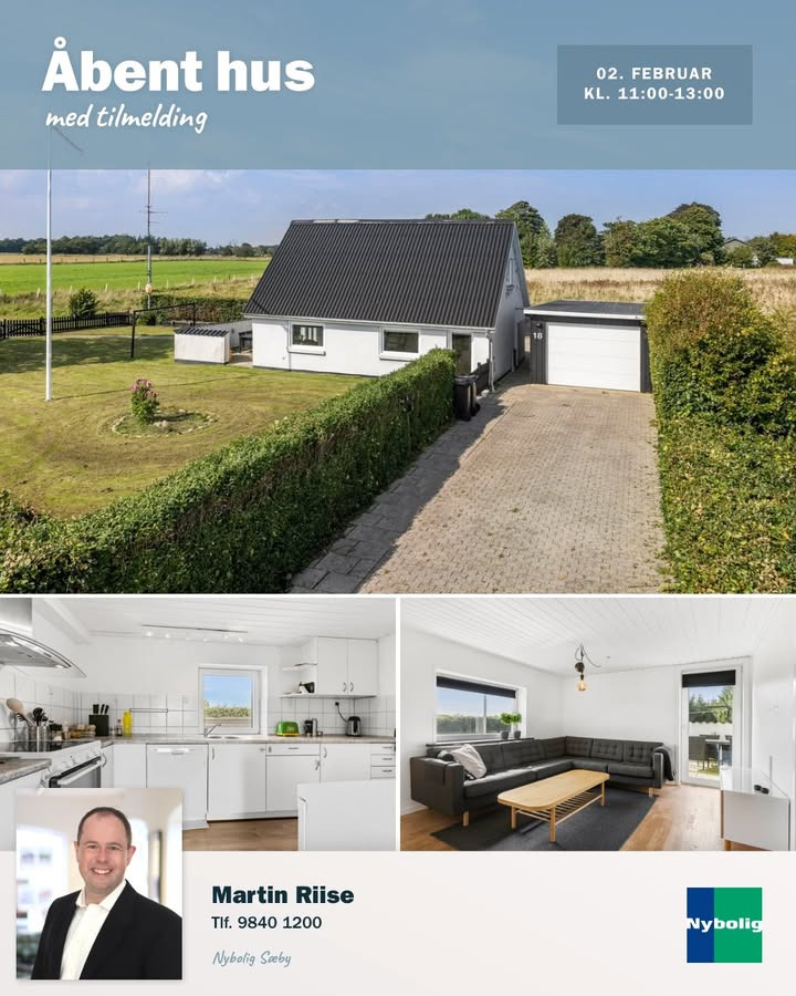 Idyllisk bolig i naturen præsenteres af Nybolig Sæby A/S