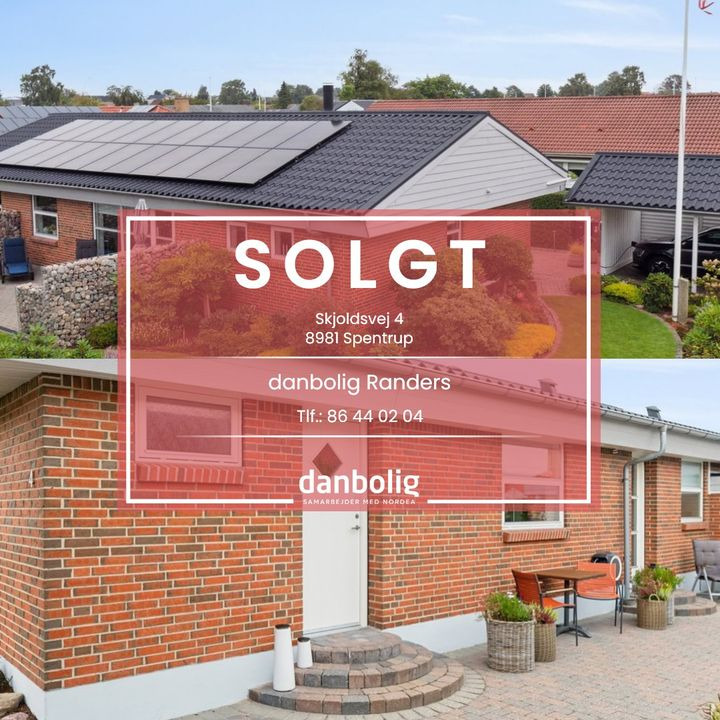 Danbolig Randers sælger Skjoldsvej 4 i Spentrup og søger nye salgsemner