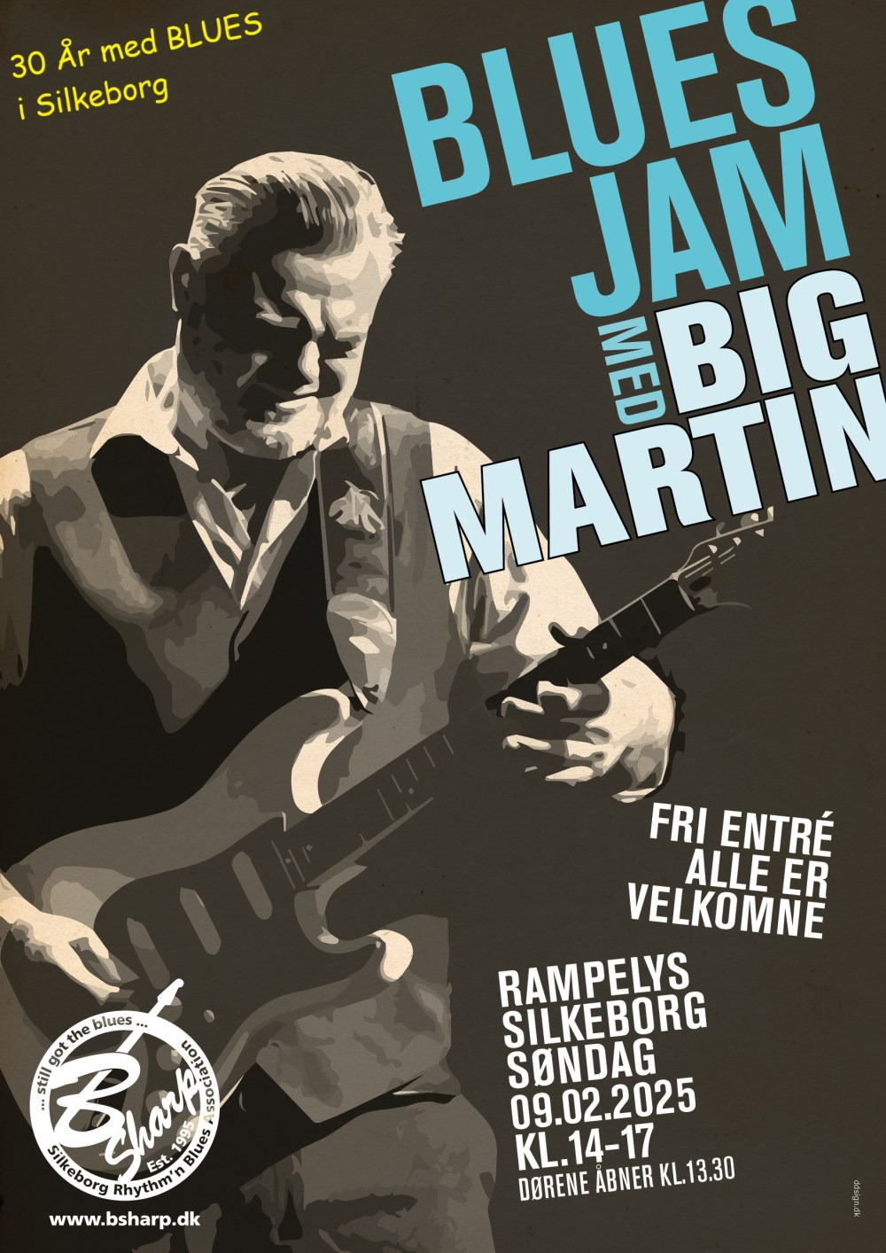 Blues Jam med Big Martin på Rampelys