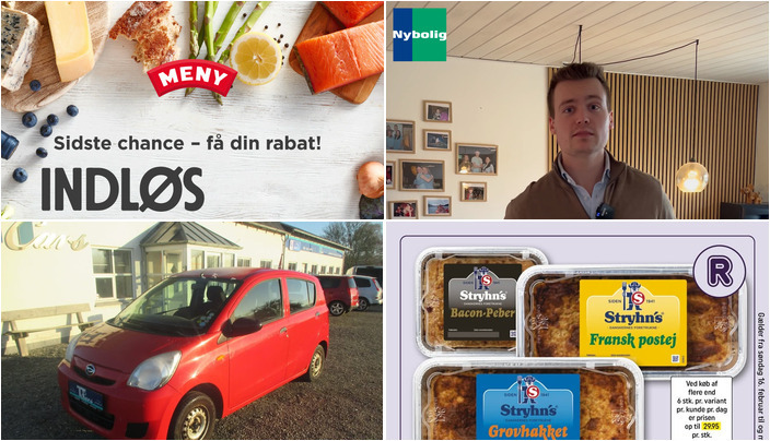 Nyt fra Havnens fisk og grill, TT CARS ApS, Nybolig Hadsund og 2 andre