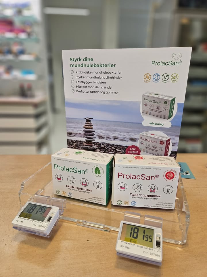Herning Løve Apotek anbefaler ProlacSan til bedre mundhygiejne