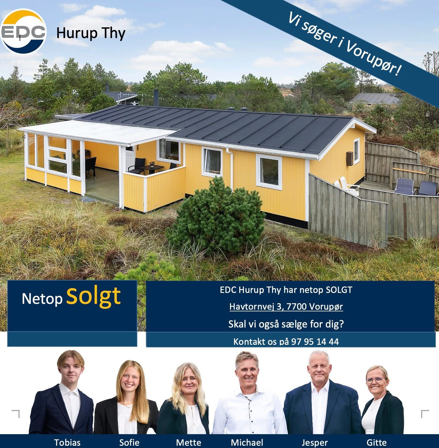 Solgt sommerhus i Vorupør: EDC Hurup Thy søger flere til ventende købere