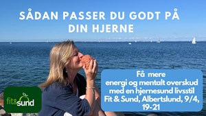 Foredrag: Giv din hjerne det bedste med HJERNE-KRAM-modellen