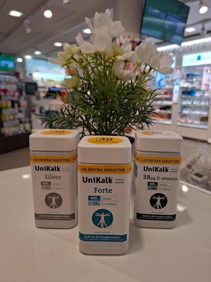 Ikast Apotek fremhæver fordelene ved Unikalk for din knoglesundhed