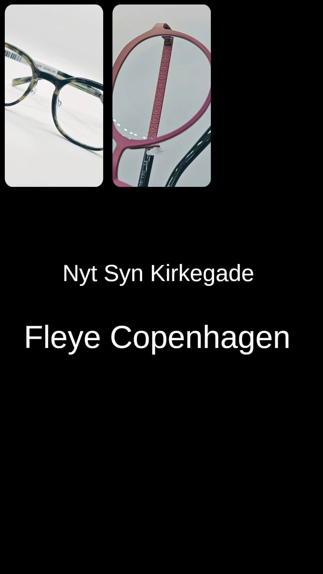 Nyt Syn Kirkegade præsenterer stilfulde og funktionelle briller fra Fleye Copenhagen