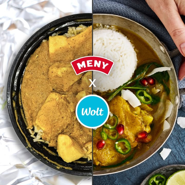 Få aftensmaden leveret med Meny Randers og Wolt