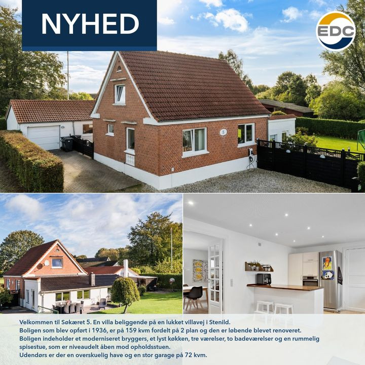 EDC Søren Jensen: Skøn ny bolig til salg – skal det være din?