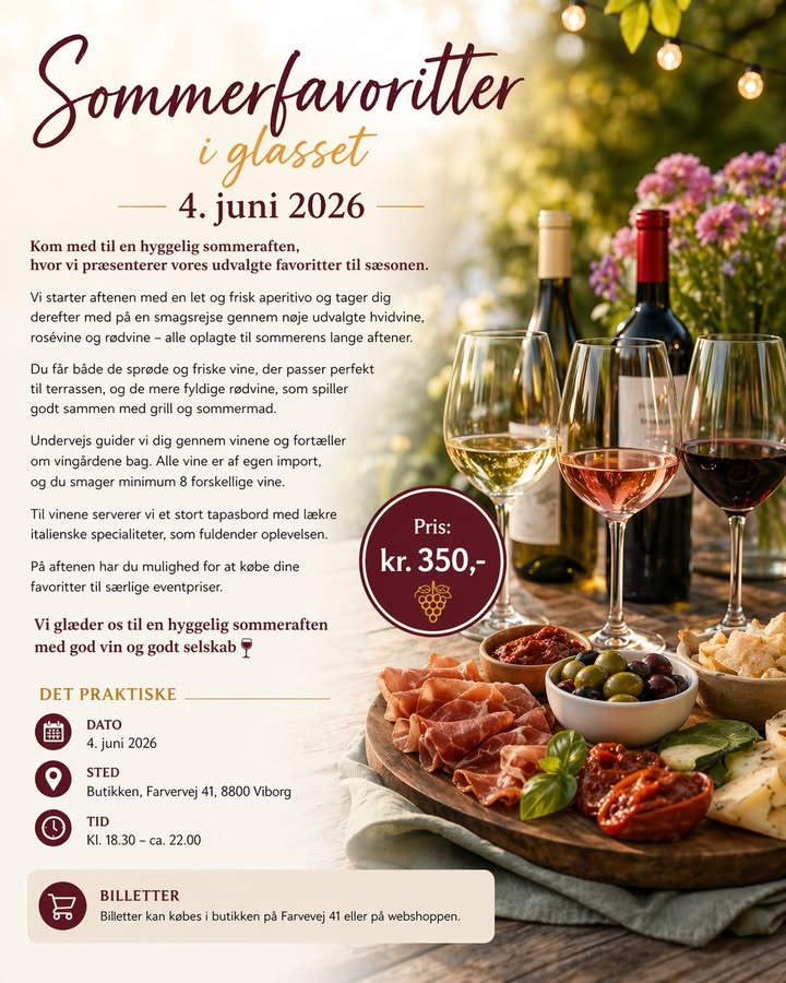 Opdag sommerens vine hos Lahvino Wine & Spirits den 4. juni 2026