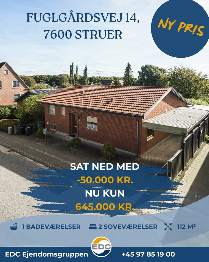 Ny pris på bolig i Struer skaber muligheder for købere